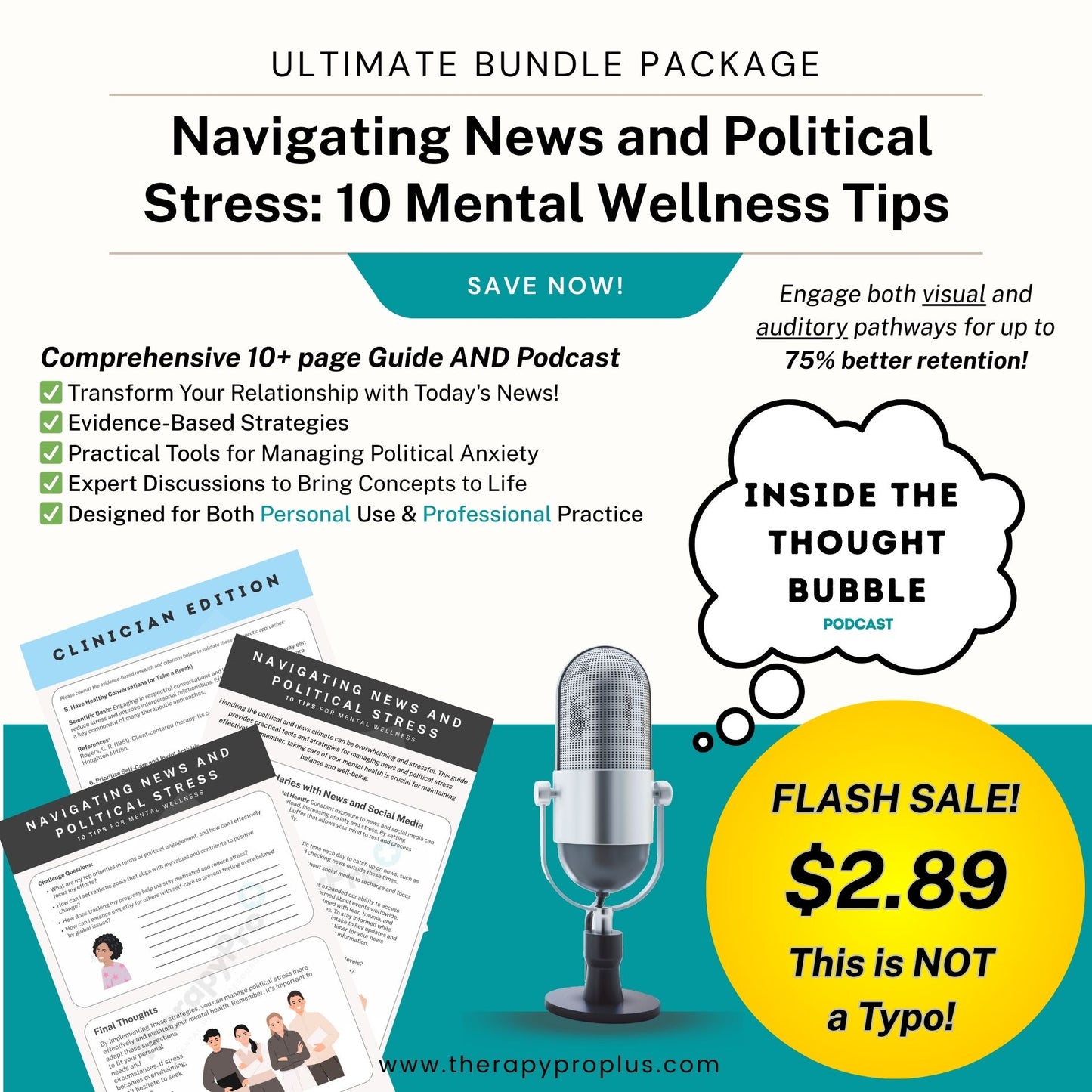 The Ultimate Bundle: Navigating News & Political Stress Guide + Podcast