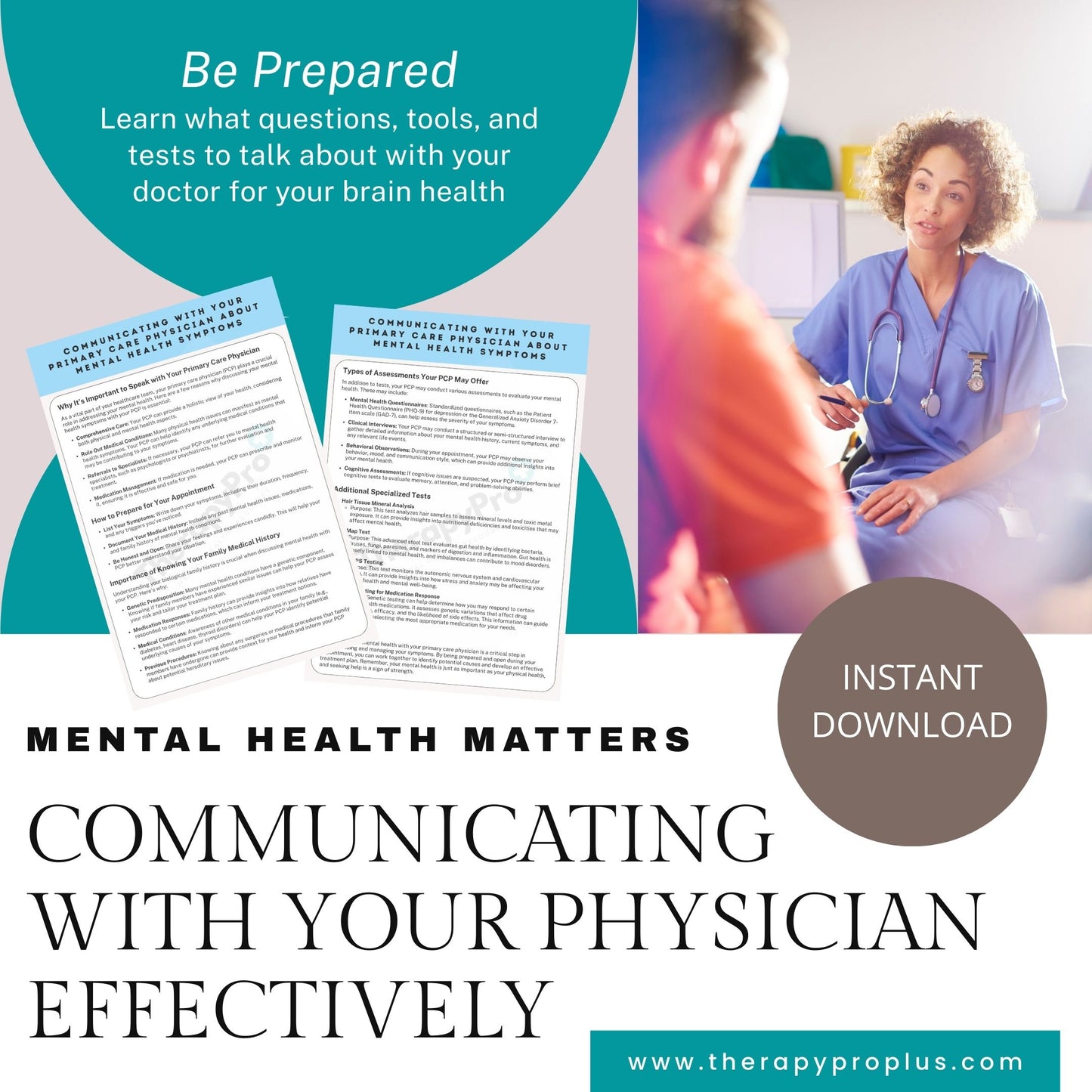 Communicating with Your Primary Care Physician About  Mental Health Symptoms