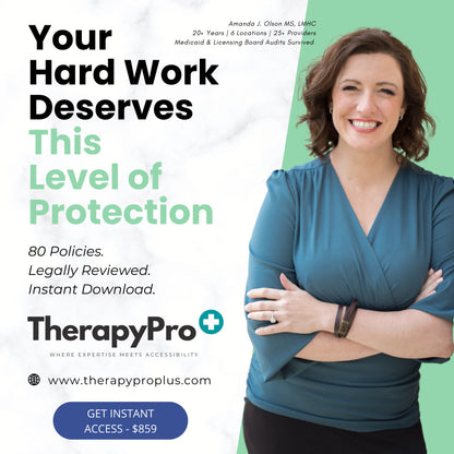 Behavioral Health Policies & Procedures Manual | TherapyPro+