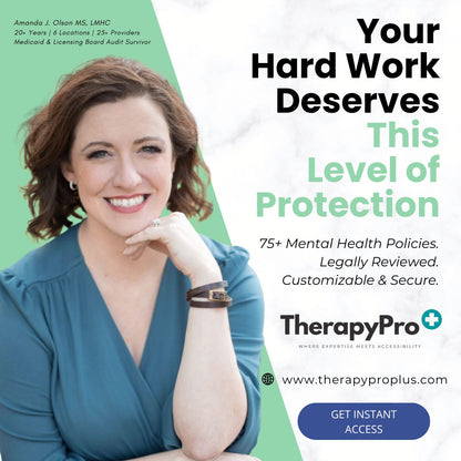 The Ultimate Mental Health Policies & Procedures Manual | Customizable | TherapyPro+